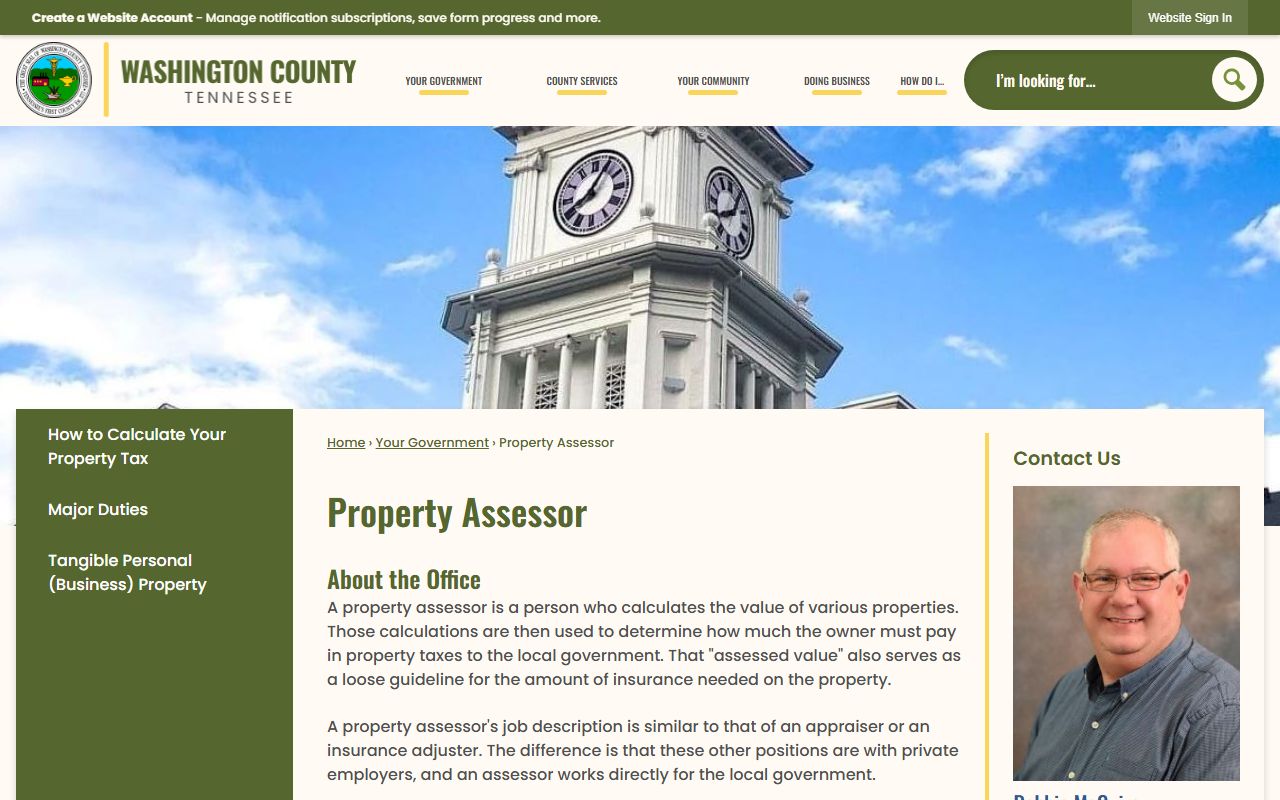 Johnson City property records parcel and assessor support