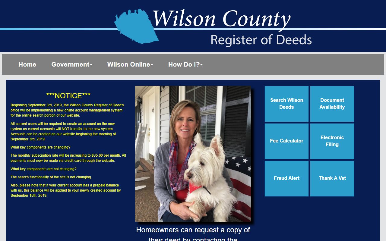 Mount Juliet property records Wilson County register support