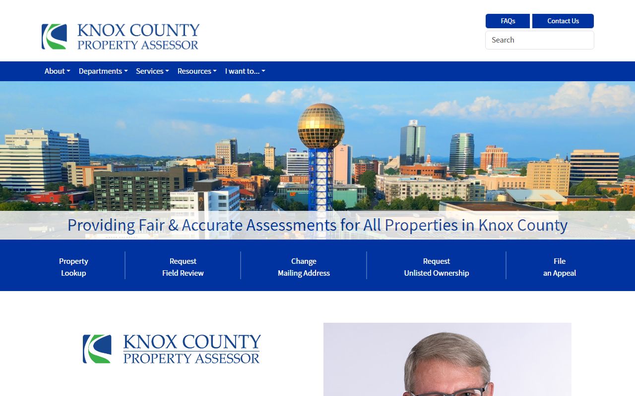Knox County property records assessor portal