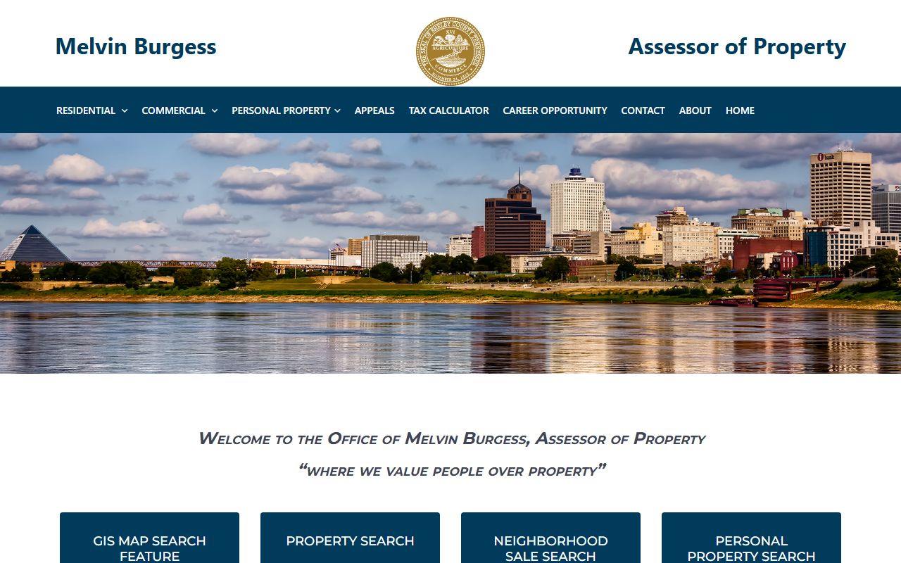 Shelby County property records assessor support in Memphis
