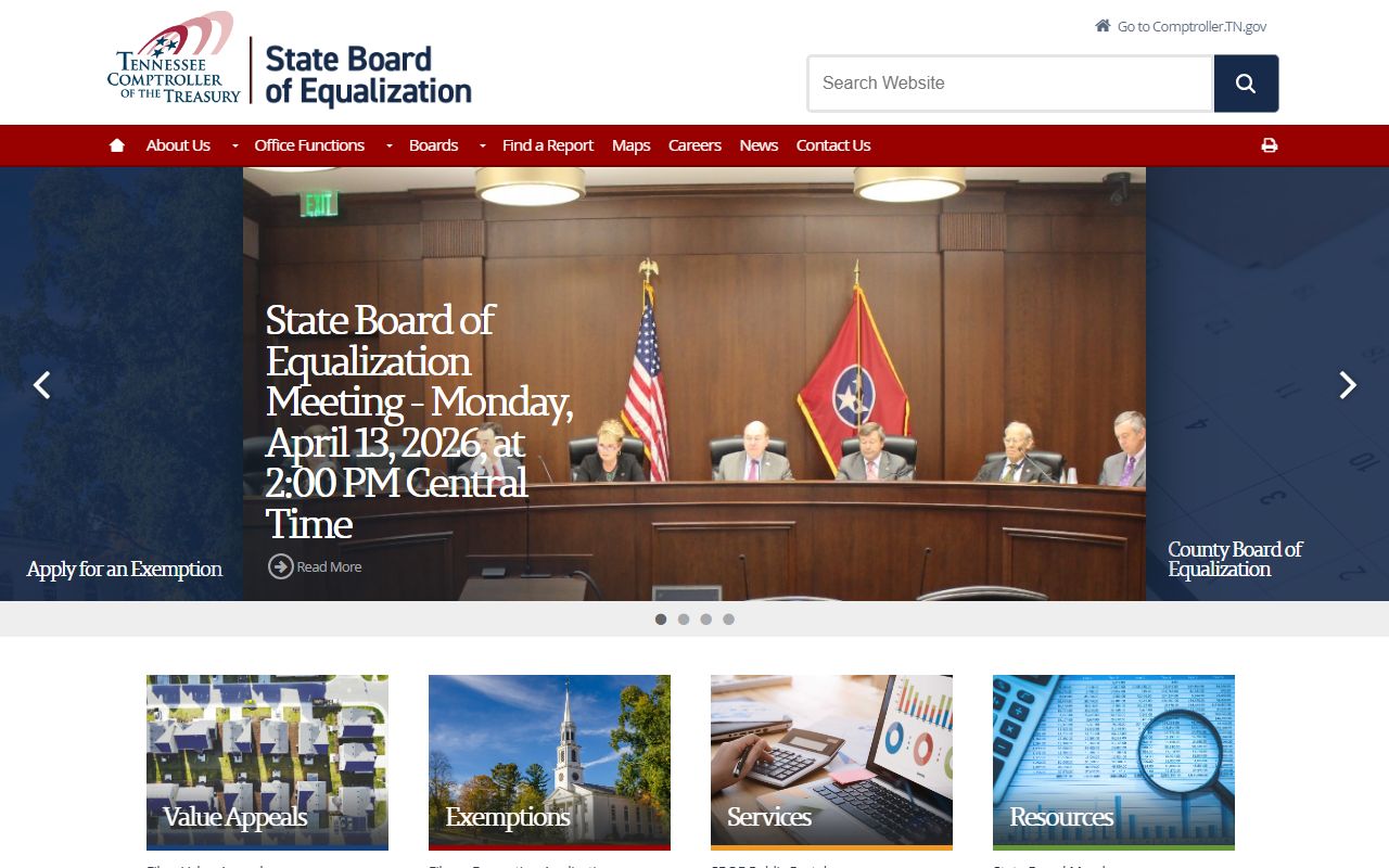 Tennessee Property Records appeals and state board information